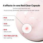 Red Clear Capsule Body Lotion